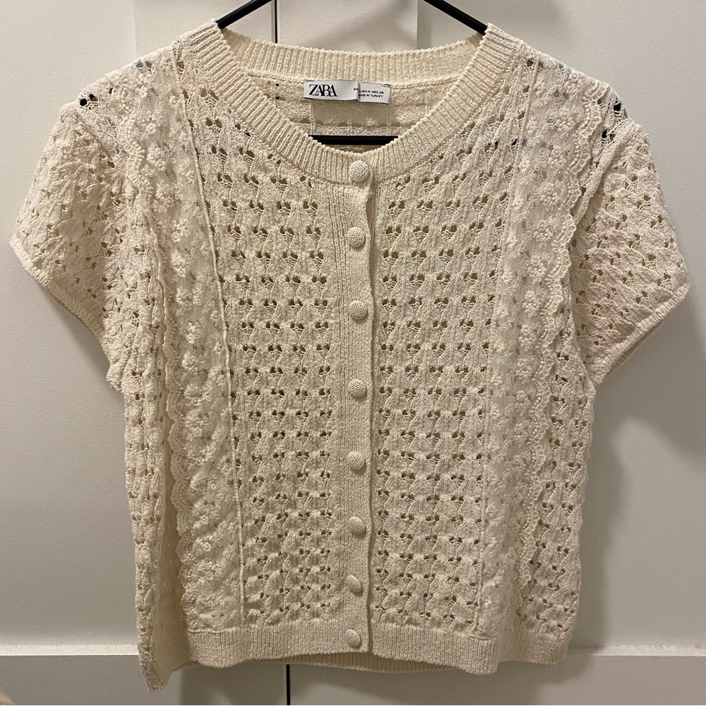 Zara Crochet top